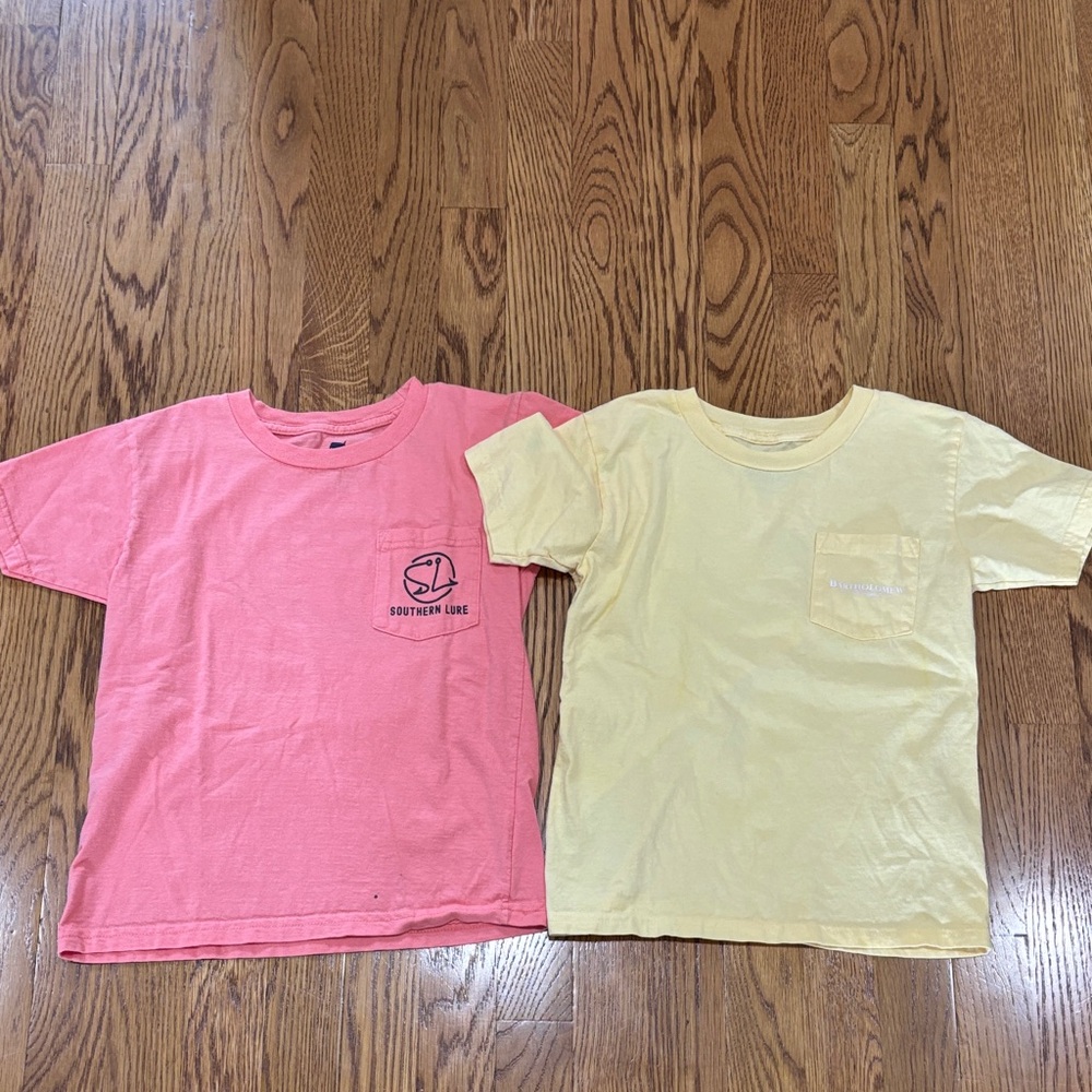 Kids Pink and Yellow T-Shirts